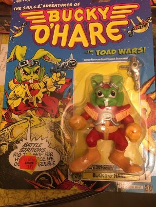 The S.  P.  A.  C.  E.  Advevtures Of Bucky O’hare The Toad Wars Action Figure On Card