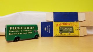 Matchbox Lesney Pickfords Removal Van No.  46 & Box