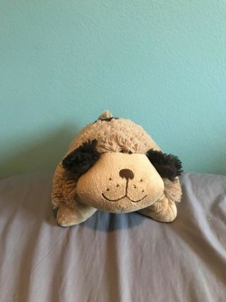 My Pillow Pets,  Miniature Dog,  Light And Dark Brown,  Stuffed Animal And Pillow