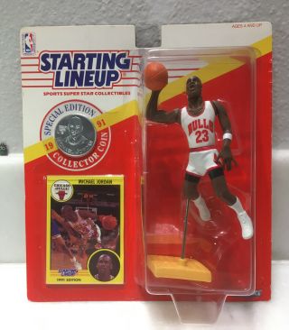 1991 Michael Jordan Starting Lineup Package Rating ‘5’