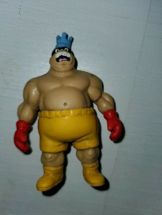 1988 Nintendo Mike Tyson Punch Out King Hippo Figure 3”