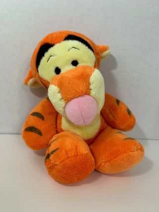 Disney Tigger Winnie The Pooh Orange Beanbag Beanie Plush Stuffed Animal Toy