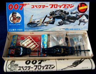 Japanese Imai Toys 007 James Bond Spectre Frogman 1965 Plastic Model Kit Rare