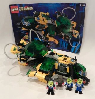 Lego 6180 Hydro Search Sub Aquazone Hydronauts 100 Complete