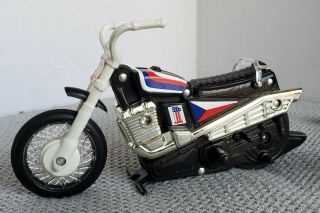 Playing Mantis/ Ideal,  Evel Knievel Stunt Cycle And Evel Figure.  1998.