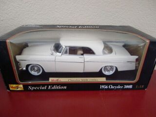 Maisto Special Edition 1956 Chrysler 300b Diecast Metal 1:18