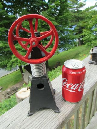 Vintage Dual Fly Wheel Hot Air Engine - Sterling Flame Licker - Eater