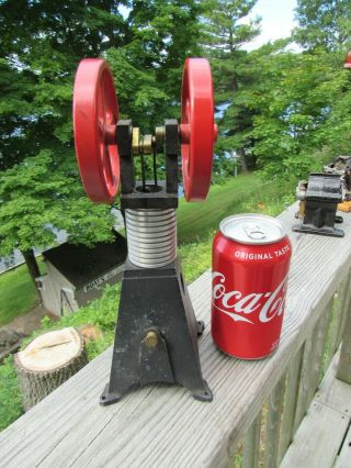 VINTAGE DUAL FLY WHEEL HOT AIR ENGINE - STERLING FLAME LICKER - EATER 2