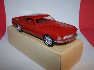 Rare 1969 Ford Mustang Fastback Promo - Candy Apple Red