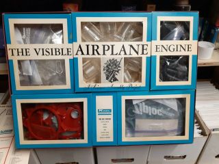 Renwal The Visible Airplane Engine Model Kit 1/4 2