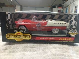 1955 Belair Convertible Pace Car Indy 500 May 30 1955 1:18 Ertl American Muscle