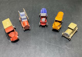 (5) Vintage 1930’s Tootsietoy Vehicles Us Mail Airmail/tankers/firetruck