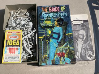 1965 Aurora The Bride Of Frankenstein Model Kit Monster Laboratory Piece
