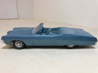 Rare Vintage Pontiac Dealer Promo Car 1967 Bonneville Convertible Blue