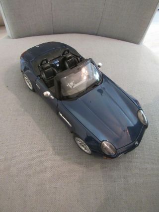 1/18 Scale Bmw Z8 Convertible Diecast Car Model Roadster Maisto Blue Black