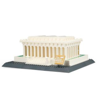 979pcs Bricks For The Lincoln Memorial Building Model Building Blocks Diy Toys