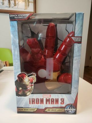 Marvel Avengers - Iron Man Hand - 3d Deco Led Night Light