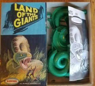 Vintage - Land Of The Giants Rattlesnake Model Kit - Aurora 1968 816 - 150