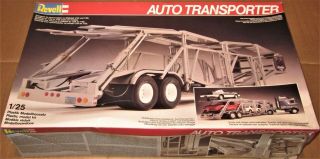 - In - Box Revell 1983 Multi - Car Auto Transporter 1/25 Model Truck Trailer Kit