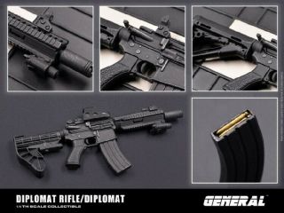 General Ga - 005 1/6 Gun Model Diplomat Automatic Rifle Weapon F 12  Soldier Toy