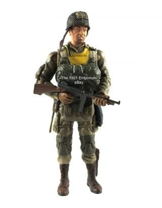 1:18 Blue Box Bbi Elite Force Wwii D - Day Us Army Airborne Infantry Paratrooper