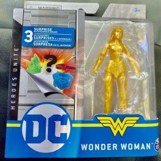 Dc Spin Master Wonder Woman Rare Gold Chase