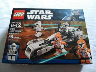 Lego Star Wars Clone Trooper Battle Pack (7913).  Factory