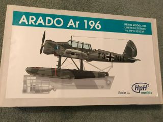 1/32 Hph Arado Ar 196 Complete Resin Kit 320003r Long Out Of Production