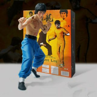 13 " Bruce Lee Action Figure Kung Fu Jeet Kune Do Hero Collectible Model Toy