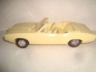 Mpc 1968 Pontiac Gto Convertible Dealer Promo Model Car