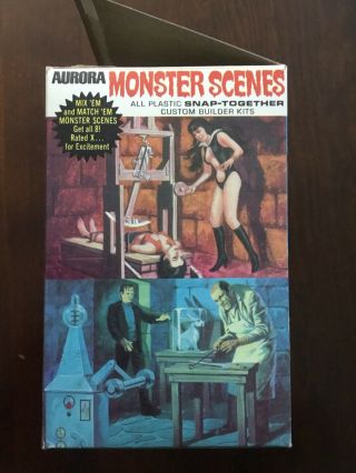 Aurora Monster Scenes Dr.  Deadly boxed complete 2
