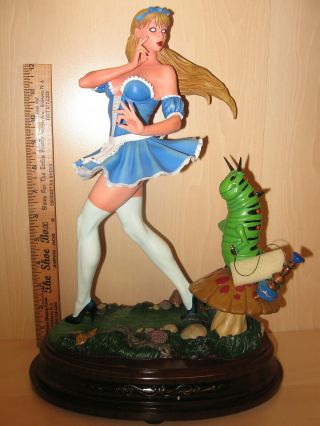 Alice In Wonderland Cs Moore Studios Sexy Statue Number 0/500 Not Vampirella