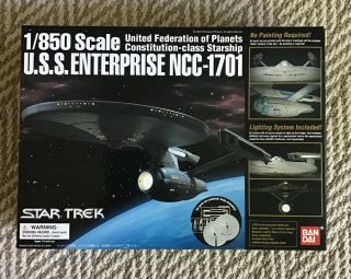 Bandai Star Trek 1/850 Uss Enterprise Ncc - 1701 Plastic Model