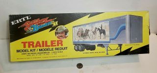 Ertl Smokey And The Bandit Ii Trailer Model Kit 1/25 8035 Burt Reynolds Vintage