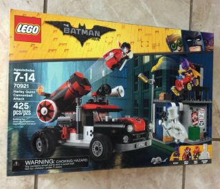 Lego The Batman Movie Harley Quinn Cannonball Attack 70921 Misb