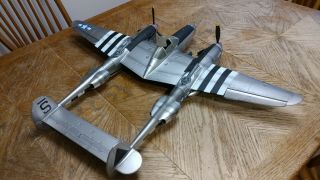P - 38 Lightning - World War Ii American Fighter Plane - 1/18 Scale