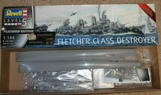 Revell - Germany 1/144 Usn Fletcher Class Destroyer Platinum Edition 05150