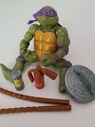 Vintage 1992 Tmnt Movie Star Donatello Ninja Turtles Playmates Toy Mirage Studio