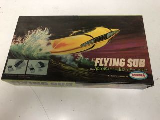 1968 Aurora Flying Sub Model Kit,  Voyage To Bottom Of The Sea,  100 Complete?