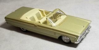 Fantastic 1966 Plymouth Fury Iii Convertible Promo Model Gold