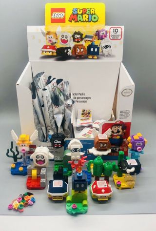Lego Mario: Character Packs (71361) Full Set Of 10 With Display Box