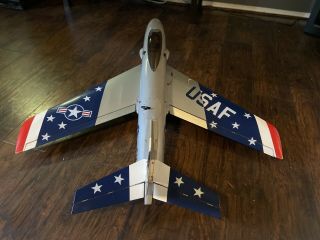 Vintage Kyosho F - 86f Sabre Radio Control Model Jet Kit.  15 Class Ducted Fan Arf