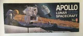 Apollo Lunar Spacecraft 1/48 Scale Model Kit Revell 1969 H - 1838:600 Open Box