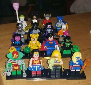Lego Minifigures - Dc Heroes - Complete Set Of 16