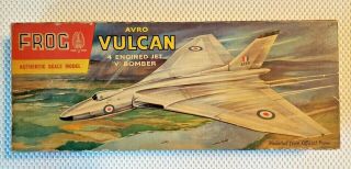 Frog Avro Vulcan V Bomber Cat F354 Box Plastic Model Kit Unbuilt 1958
