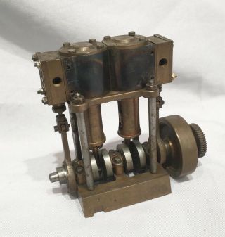 2 Cylinder Marine Live Steam Engine,  Unfinished Kit