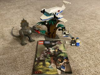 Lego Studios Jurassic Park Iii Spinosaurus Attack (1371) Complete