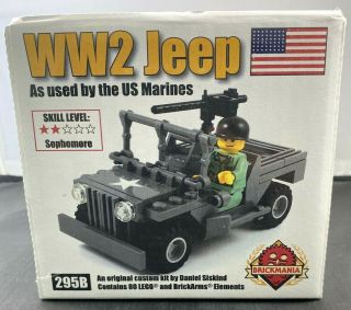 Brickmania Retired Lego Set - Ww2 Jeep As By The Us Marines,