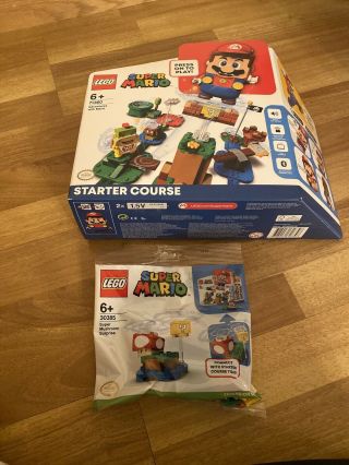 Lego Mario Adventures Starter Course 71360 Kit And Mushroom Surprise