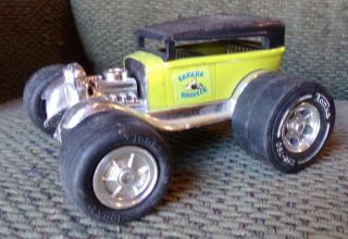Vintage Tonka Banana Wheeler Hot Rod Pressed Steel Toy Car